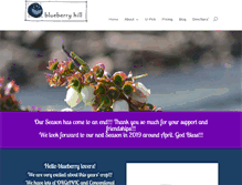 Tablet Screenshot of blueberryhillfarm.net