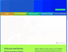 Tablet Screenshot of blueberryhillfarm.us